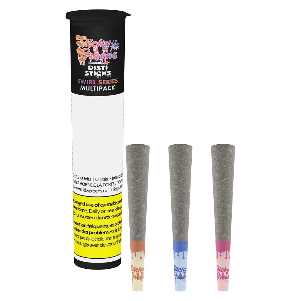 Disti Sticks - Tasty Trio - Swirl Series Infused Pre-Roll - 