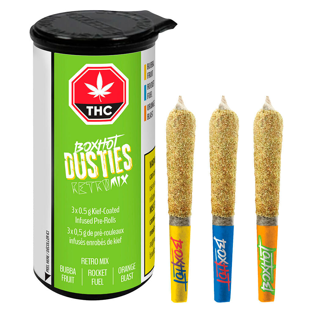 Dusties - Retro Mix Kief Coated Infused Pre-Roll - 