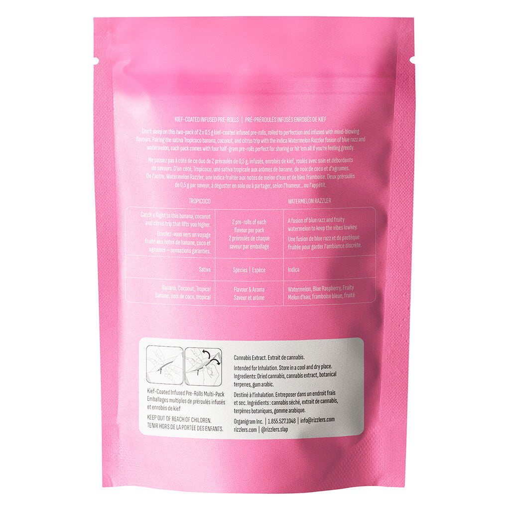 Twisters - Tropicoco & Watermelon Razzler Infused Pre-Roll - 