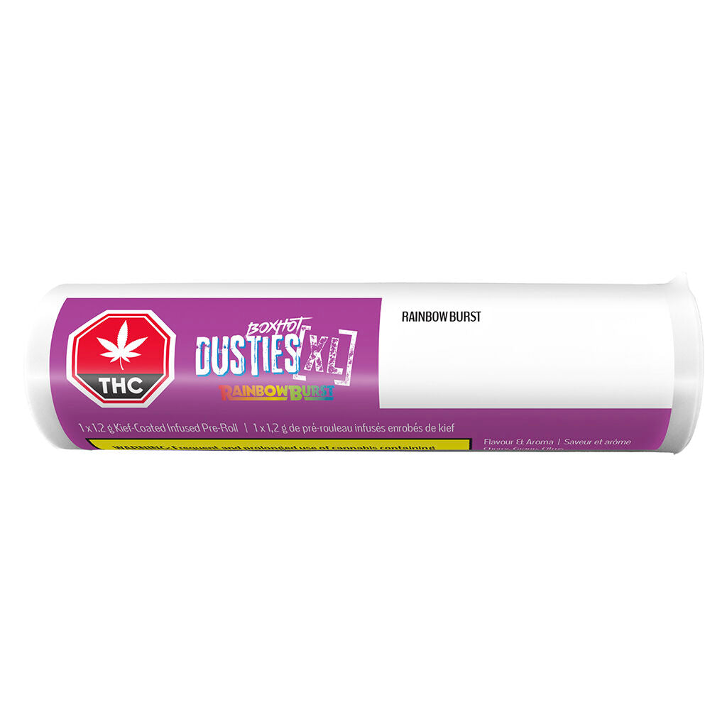 Dusties XL Retro Rainbow Burst Kief-Coated Infused Pre-Roll - 