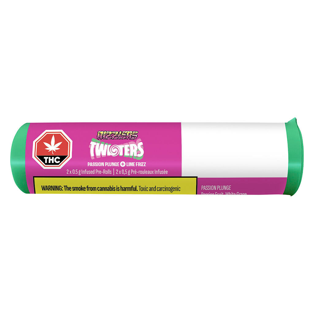 Twisters - Passion Plunge & Lime Frizz Infused Pre-Roll - 