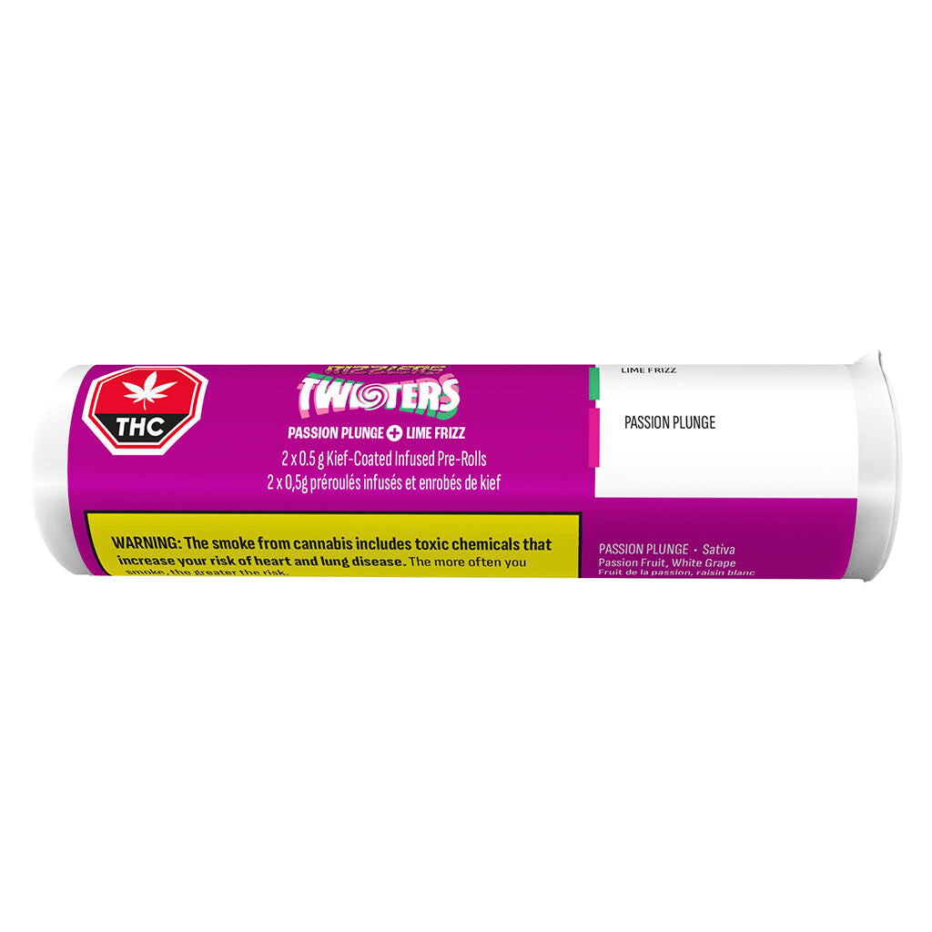 Twisters - Passion Plunge & Lime Frizz Infused Pre-Roll