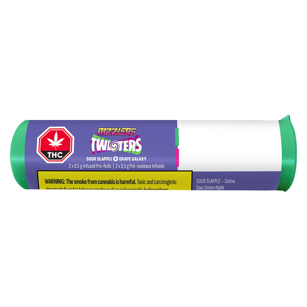 Twisters - Grape Galaxy & Sour Slapple Infused Pre-Roll - 