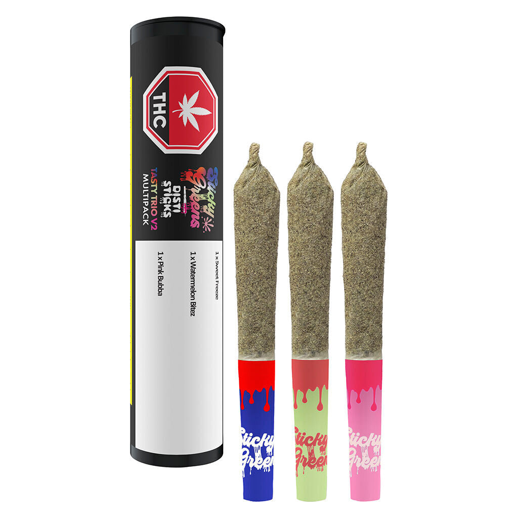 Tasty Trio Vol2 - Kief Coated Infused Pre-roll Multipack - 