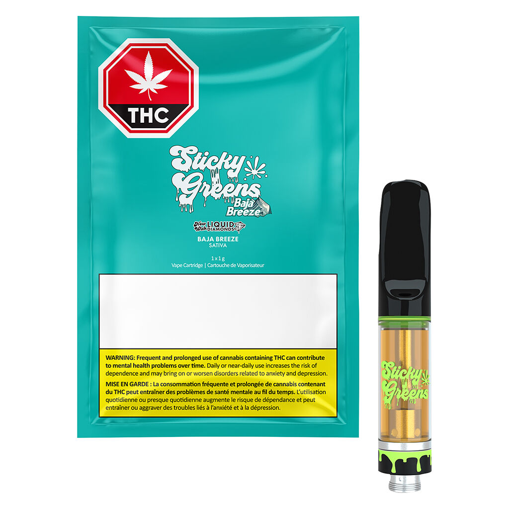 Baja Breeze Liquid Diamonds 510 Thread Cartridge