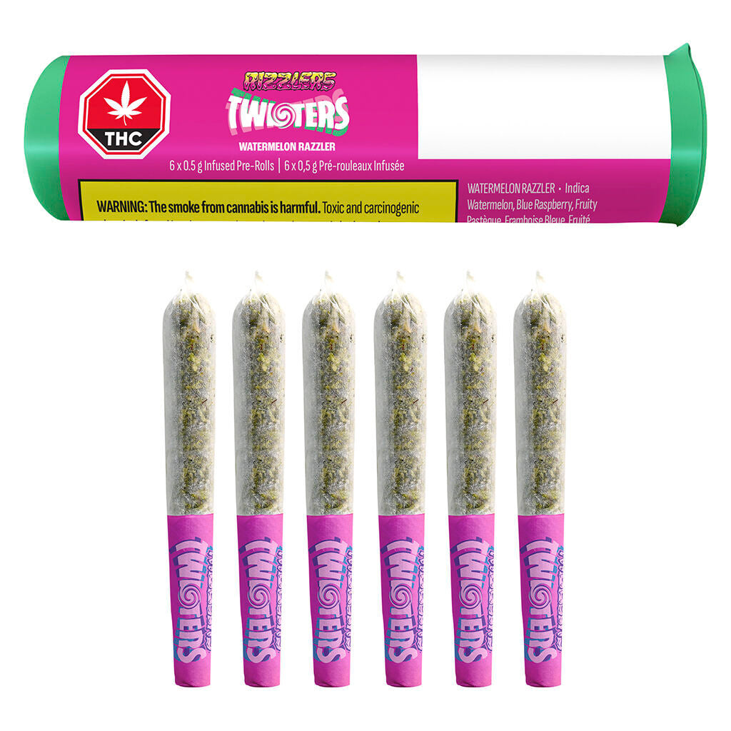 Twisters - Watermelon Razzler Infused Pre-roll - 