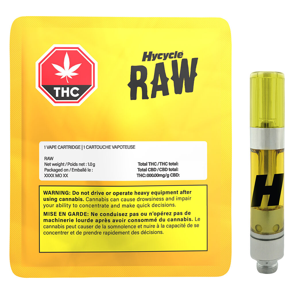 Hycycle Raw High THC 510 Thread Cartridge - 