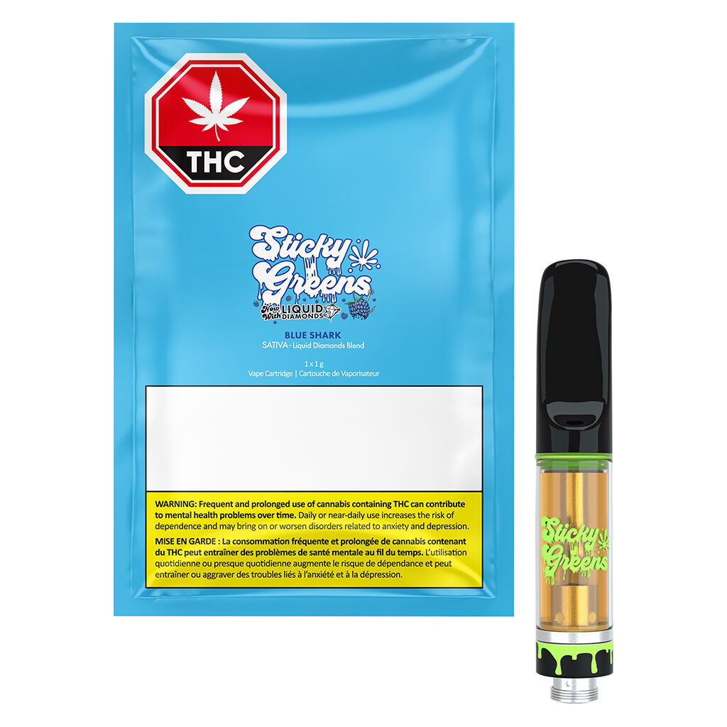 Blue Shark - Liquid Diamonds 510 Thread Cartridge