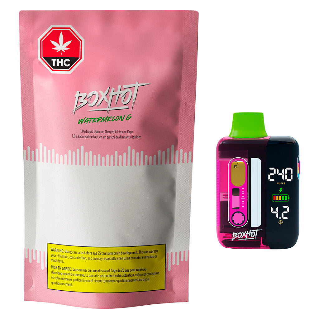 Watermelon G Liquid Diamond Charged AIO Vape - 