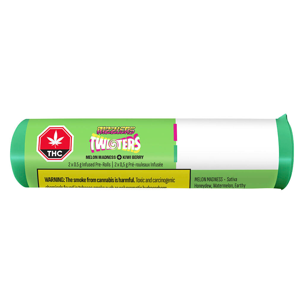 Twisters - Melon Madness & Kiwiberry Infused Pre-Roll - 