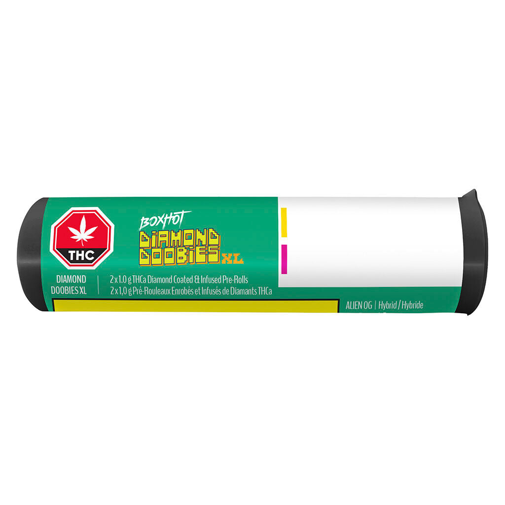 Alien OG + Peach OG THCa Coated Infused Pre-Roll