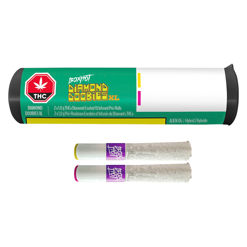 Alien OG + Peach OG THCa Coated Infused Pre-Roll - 