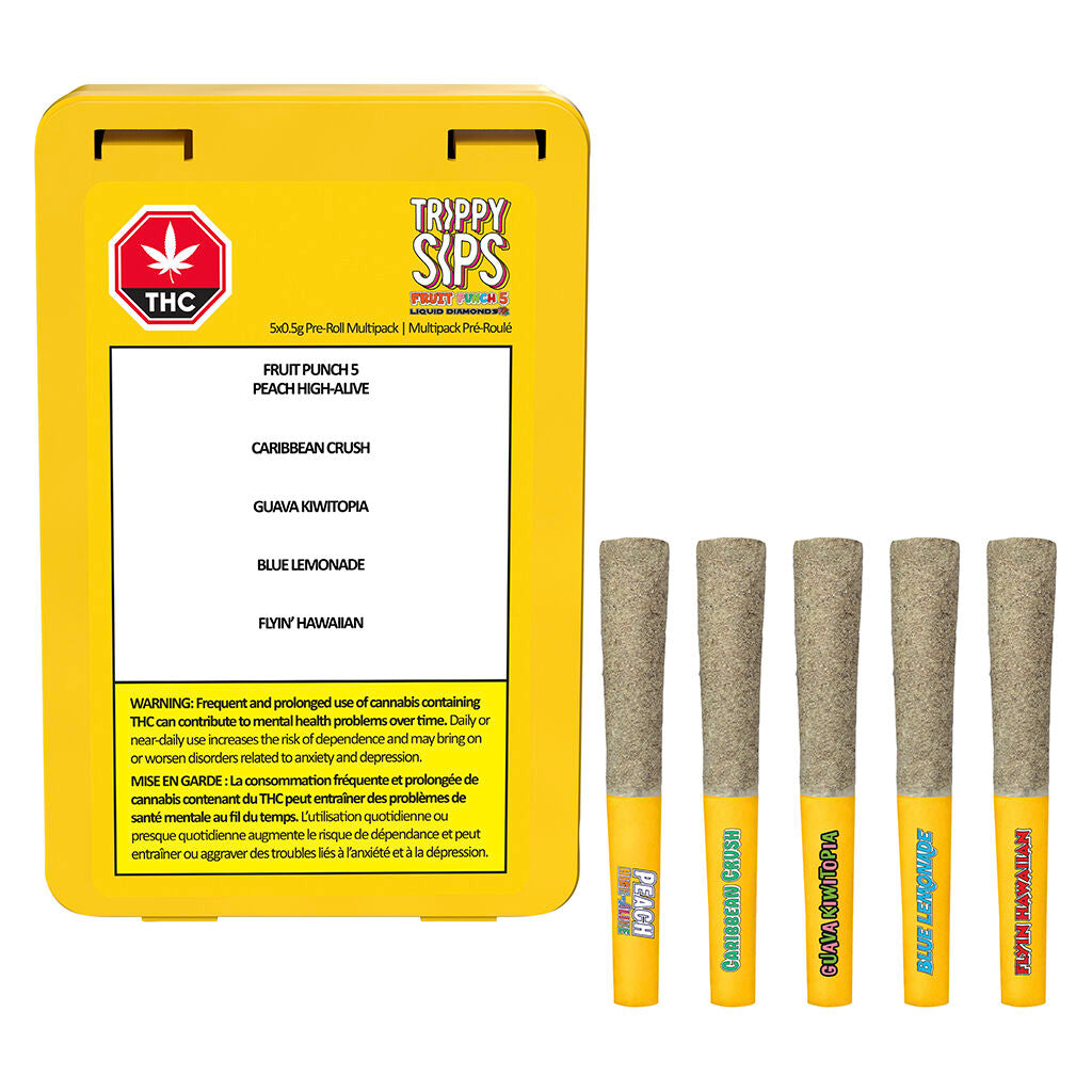Fruit Punch 5 - Liquid Diamond Double Infused Pre-Roll - 