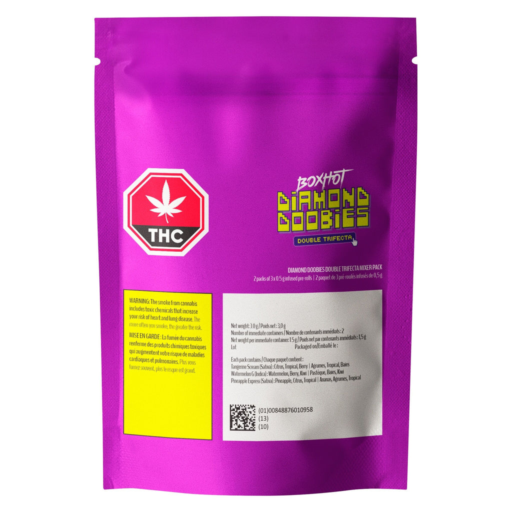 Diamond Doobies - Double Trifecta Infused Pre-Roll - 