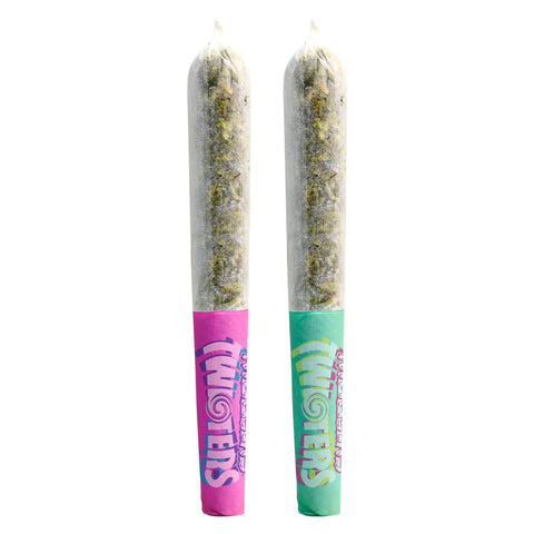 Photo Twisters - Rainbow Booty + Bubba Bomb Infused Pre-Roll