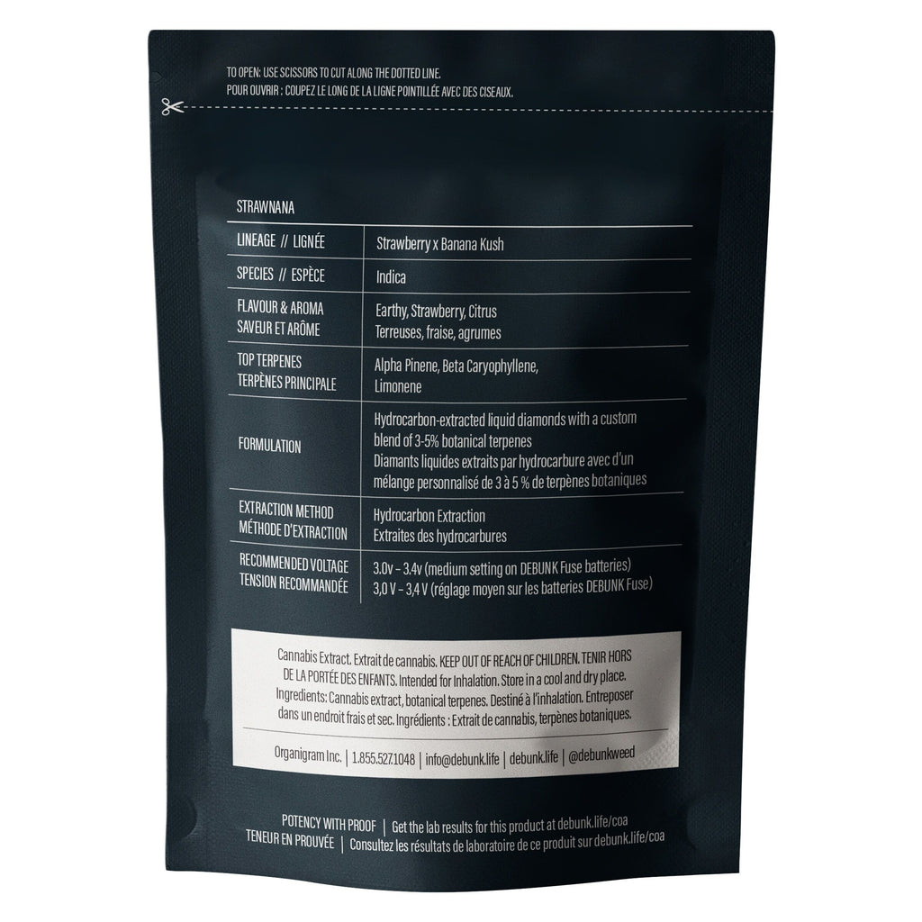 Strawnana Liquid Diamonds 510 Thread Cartridge - 