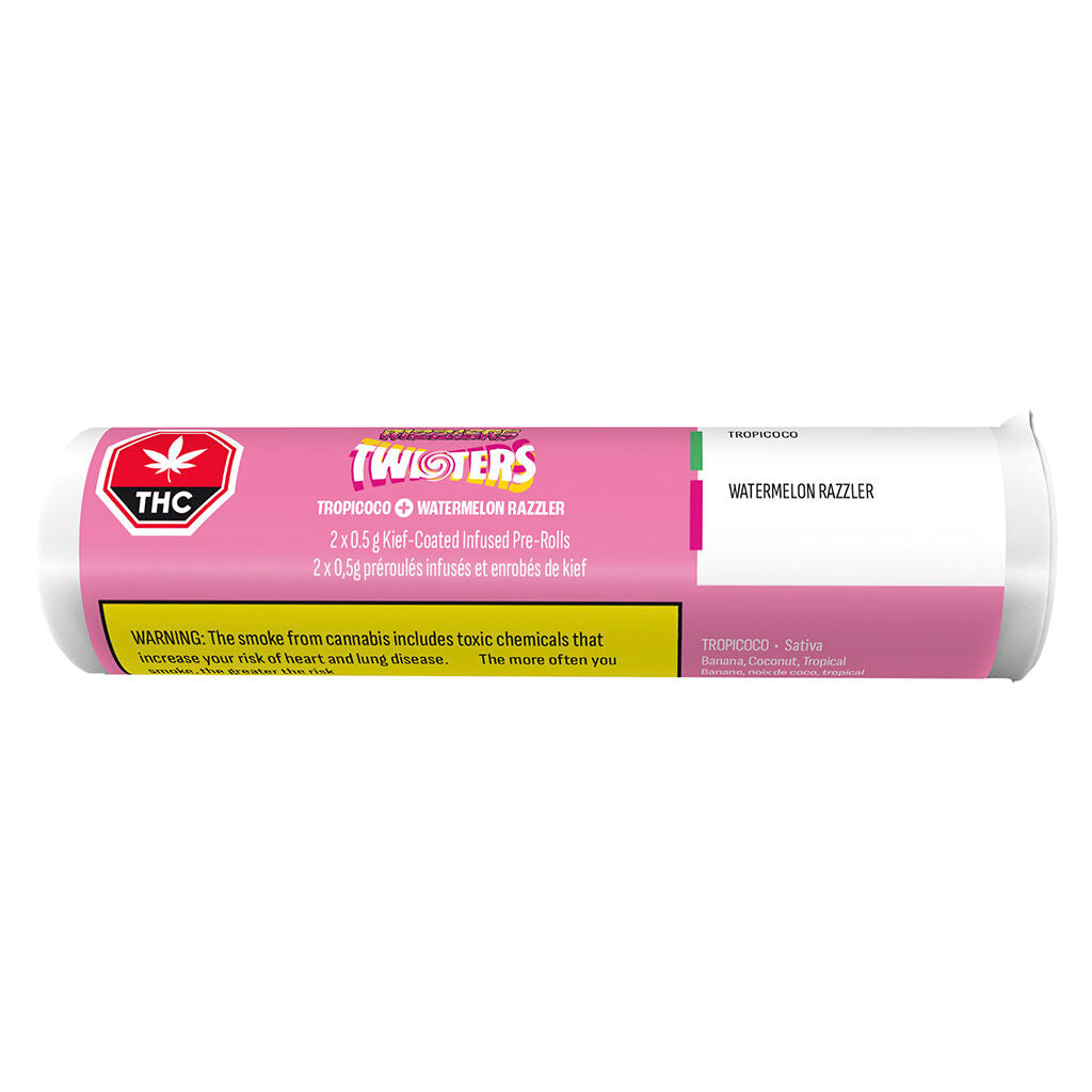 Twisters - Tropicoco & Watermelon Razzler M Infused Pre-Roll - 