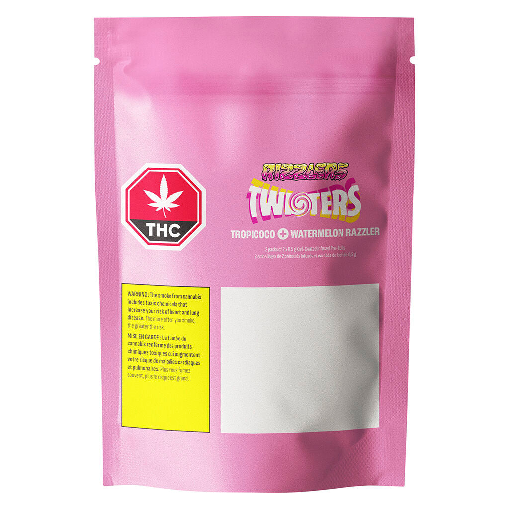 Twisters - Tropicoco & Watermelon Razzler M Infused Pre-Roll - 