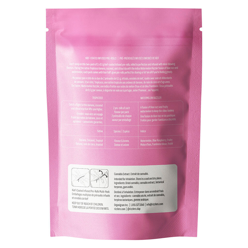 Twisters - Tropicoco & Watermelon Razzler M Infused Pre-Roll - 