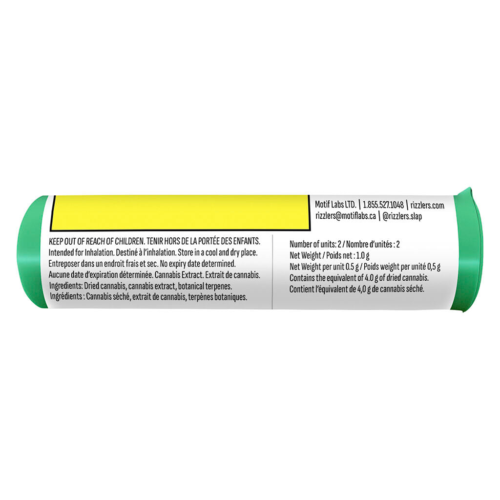 Twisters - Passion Plunge & Lime Frizz Razz Infused Pre-Roll - 