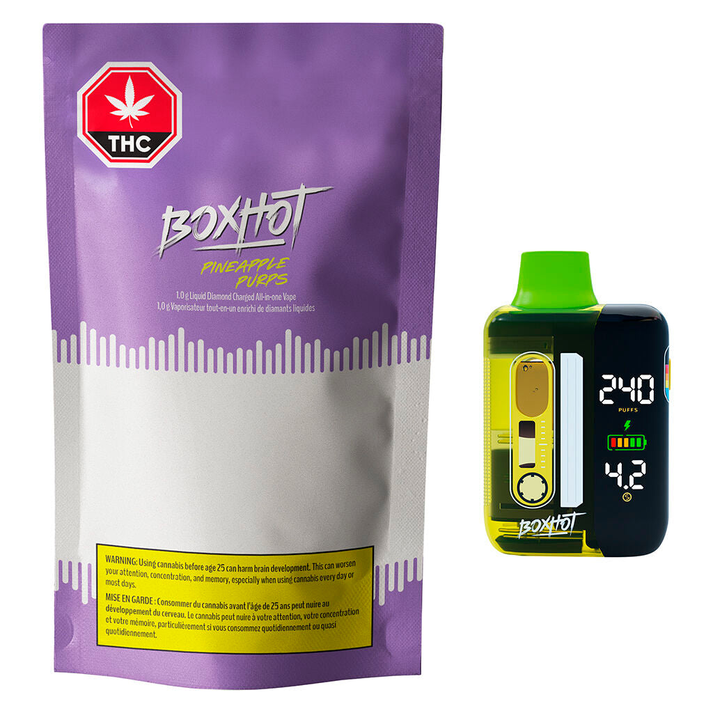 Pineapple Purps Liquid Diamond Charged AIO Vape - 