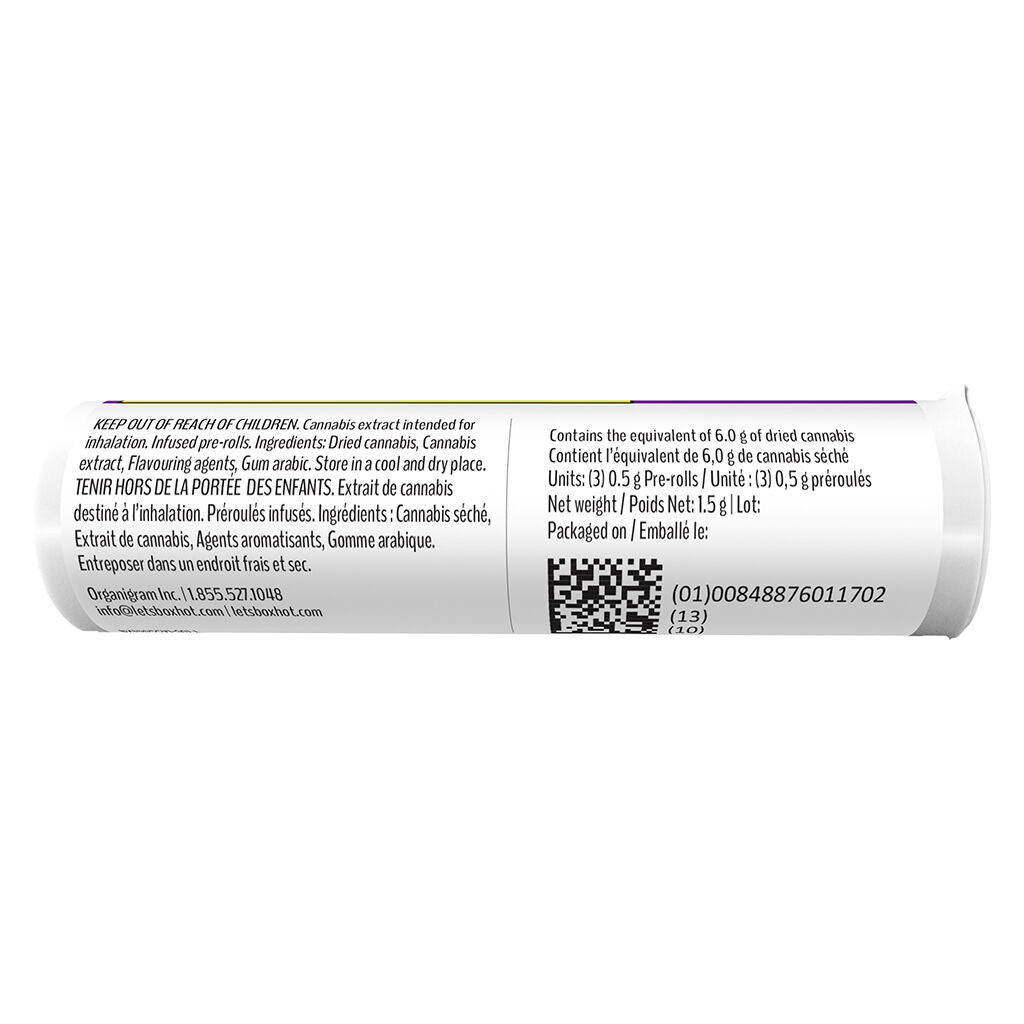 Diamond Doobies Deluxe - Grape Smuggler Infused Pre-Roll - 