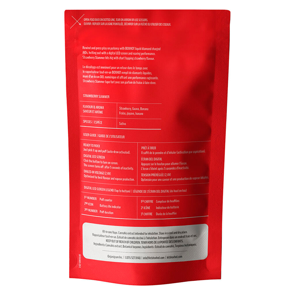 Vaporisateur au diamant liquide Strawberry Slammer