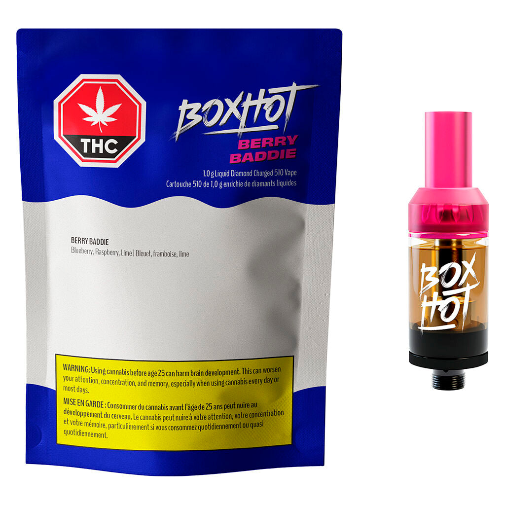Berry Baddie Liquid Diamond Charged 510 Thread Cartridge - 