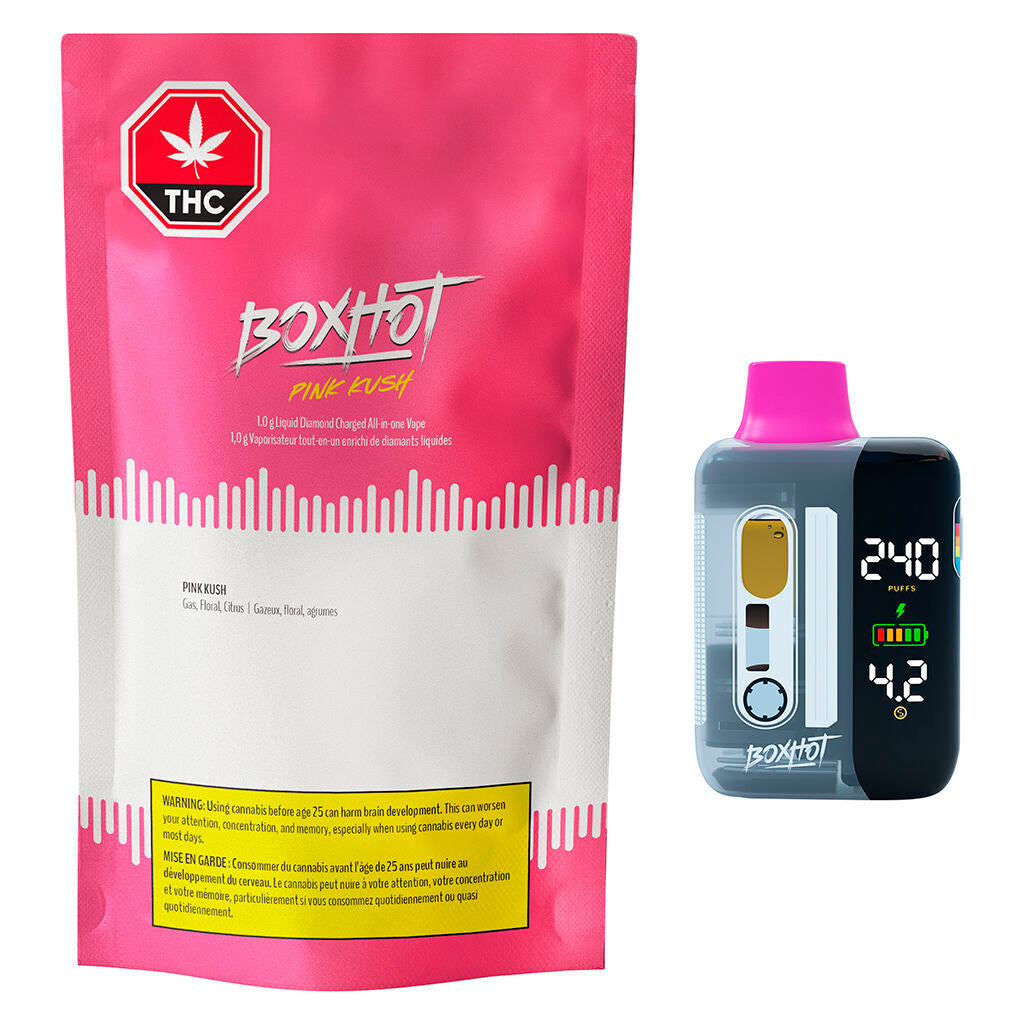 Pink Kush Liquid Diamond Charged AIl-In-One Vape