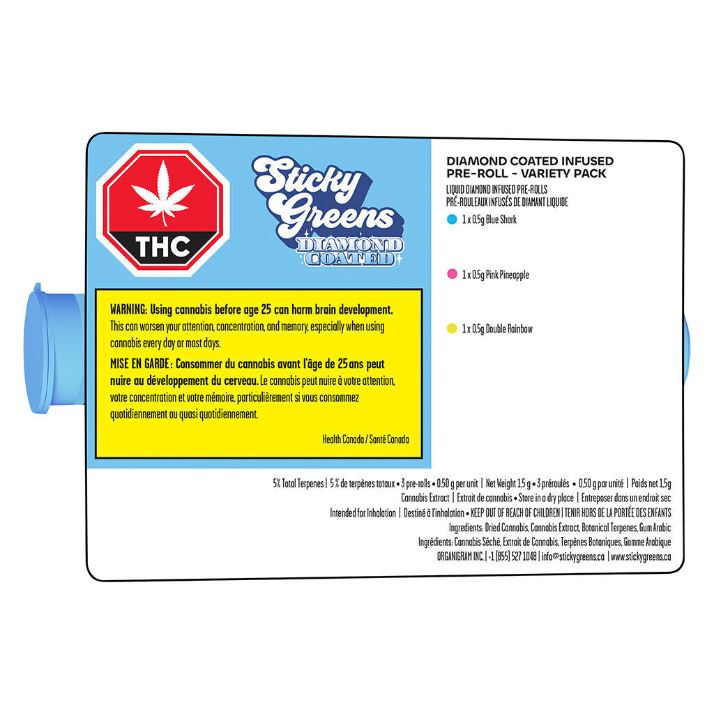 Diamond Coated Infused Pre-Roll - Variety Pack - 
