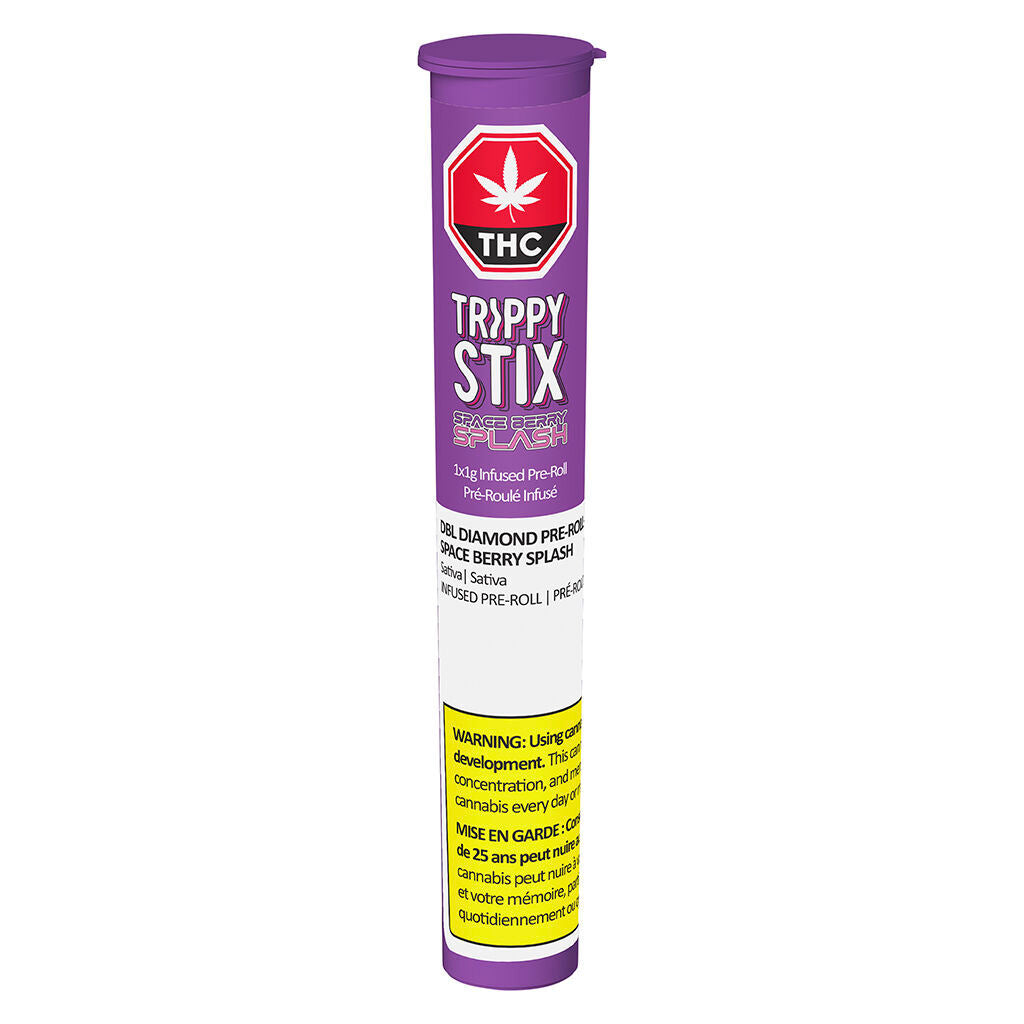 Trippy Stix DBL Diamond Pre-Roll - Space Berry Splash - 