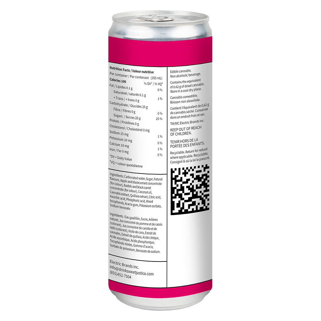 Soda Cranberry Ginger 10THC + 10 CBG