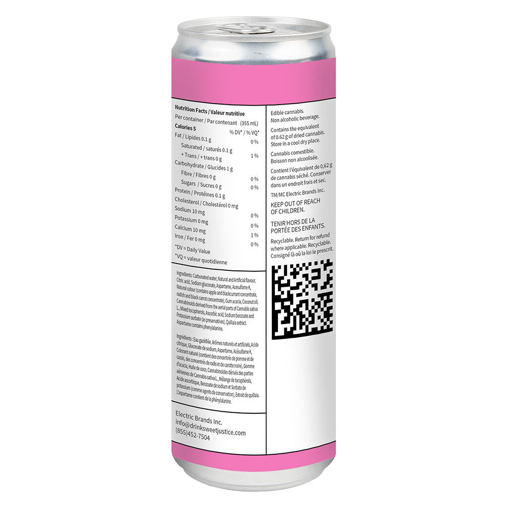 Black Cherry Cream Soda Free 10THC + 10 CBG - 