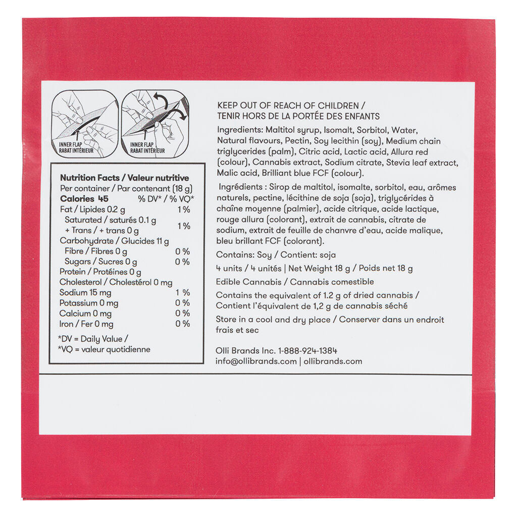 Sugar Free Raspberry Acai 1:1 Soft Chews