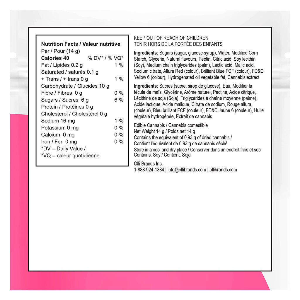 Sour Cherry & Watermelon THC/CBG/THCV - 