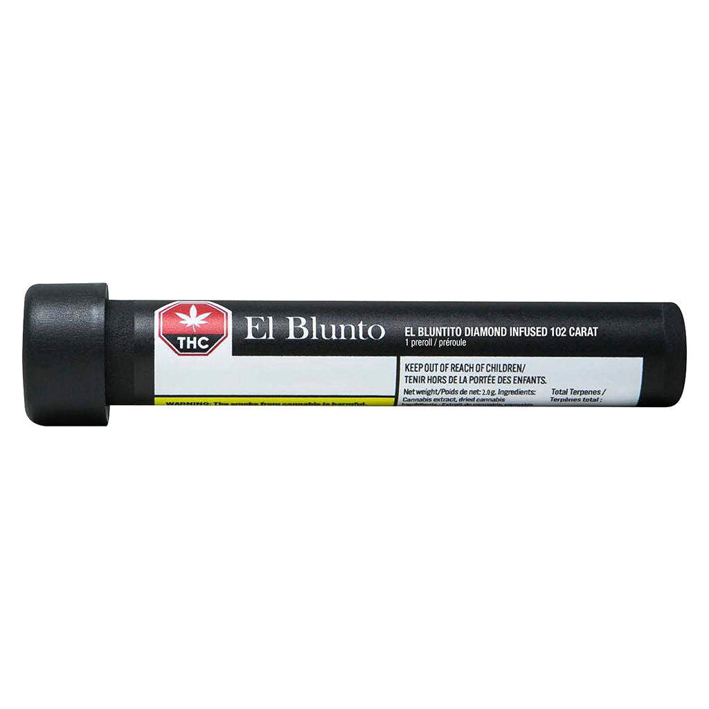 El Bluntito Diamond Infused 102 Carat Pre-roll