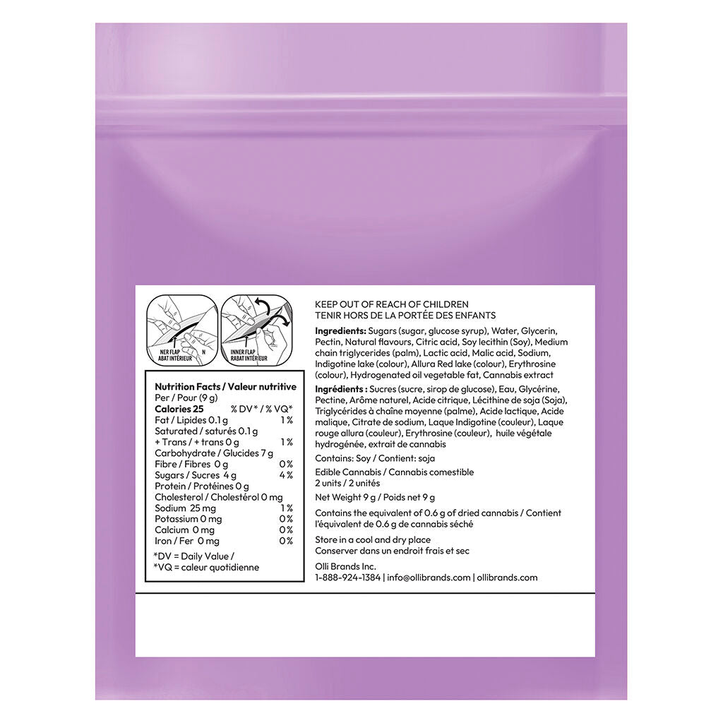 Sour Grape Gummies