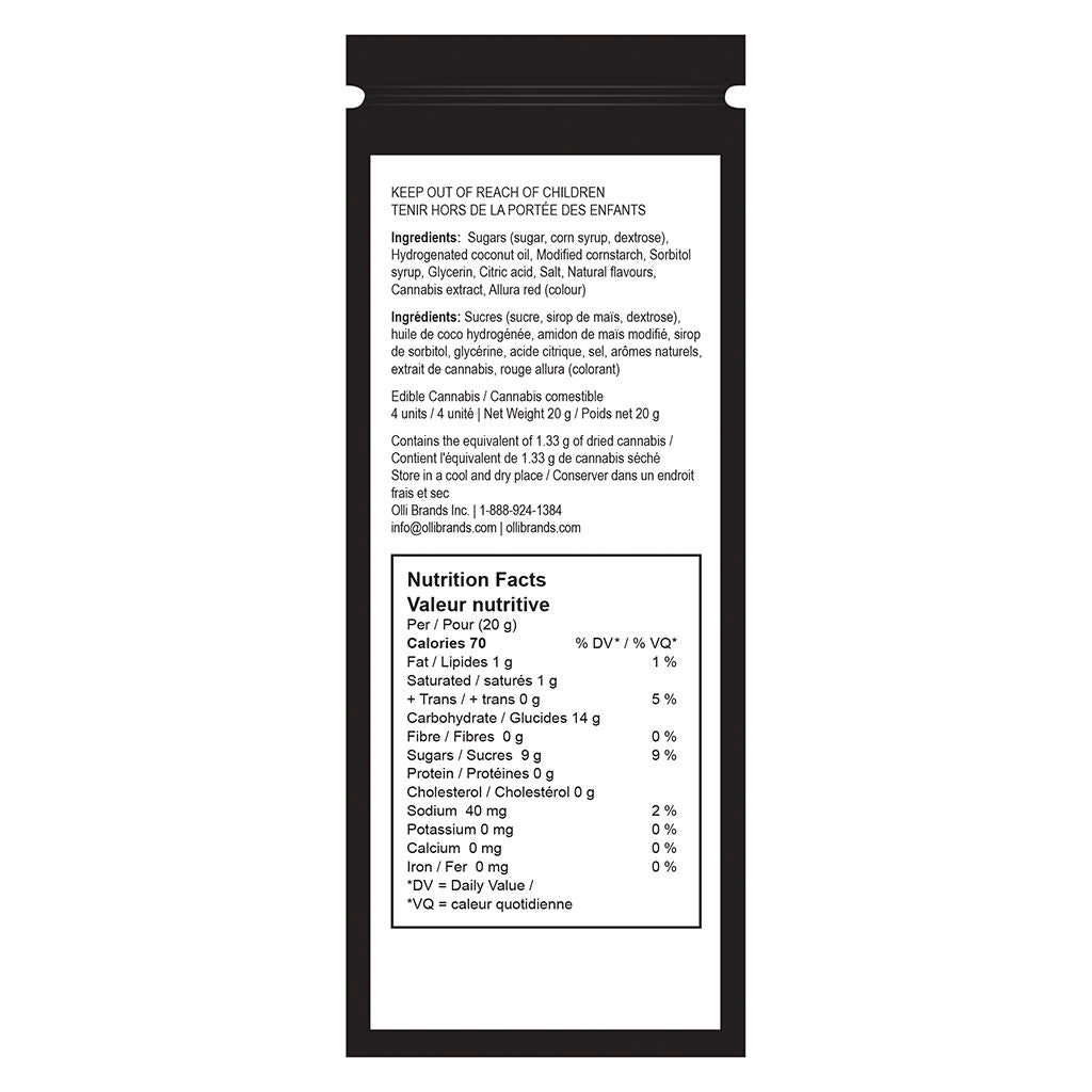 3:1 Original Strawberry Taffy CBG/THC - 