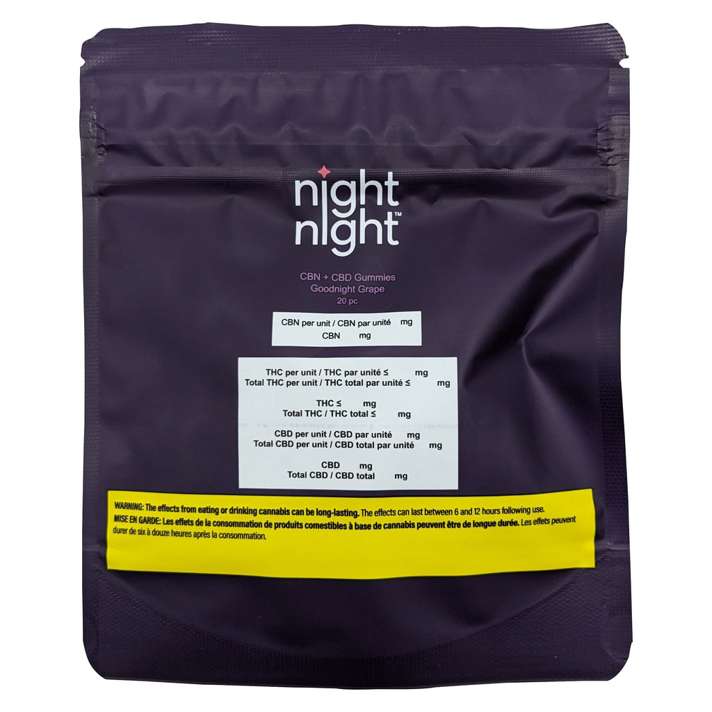 CBN+CBD Gummies - Goodnight Grape - 