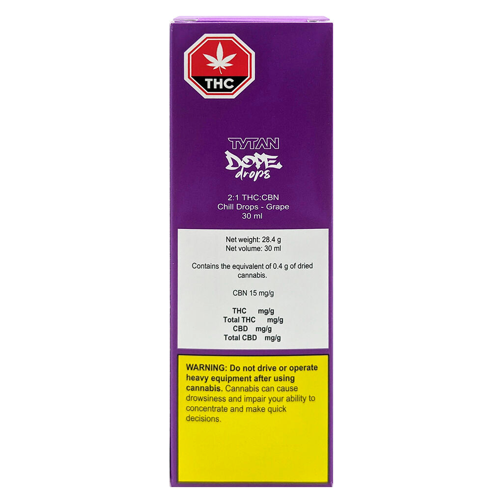 2:1 THC:CBN Chill Drops - Grape - 