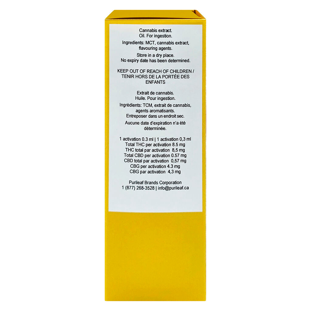 2:1 THC:CBG Groove Drops - Citrus - 