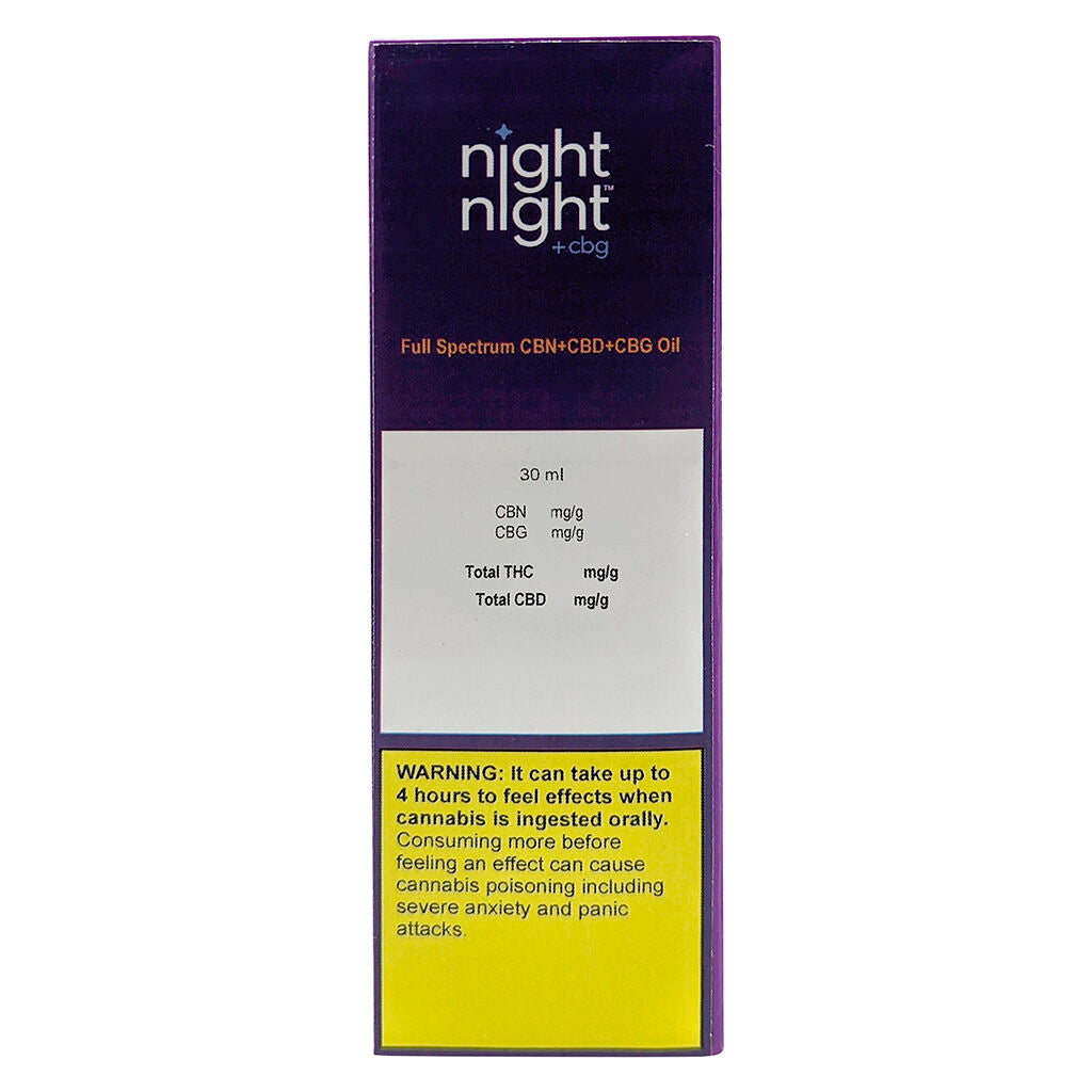 Full Spectrum CBN+CBD+CBG Oil - 