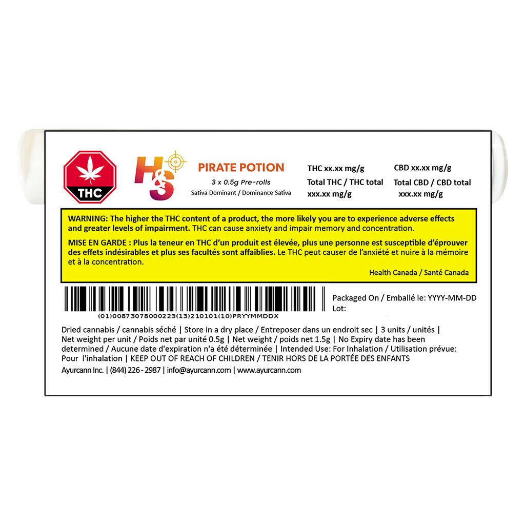 Pirate Potion Sativa Pre-Roll