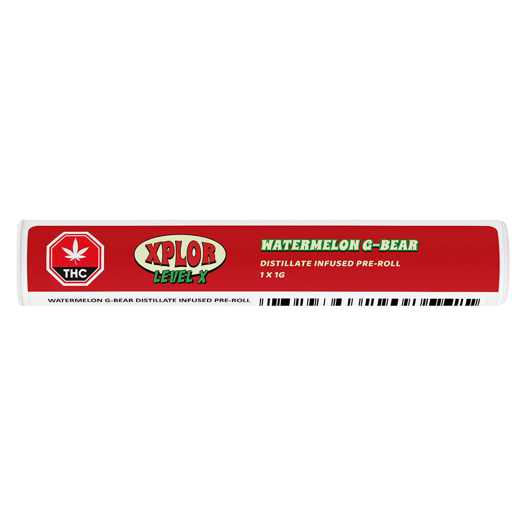 Préroulé infusé au distillat Watermelon G-Bear