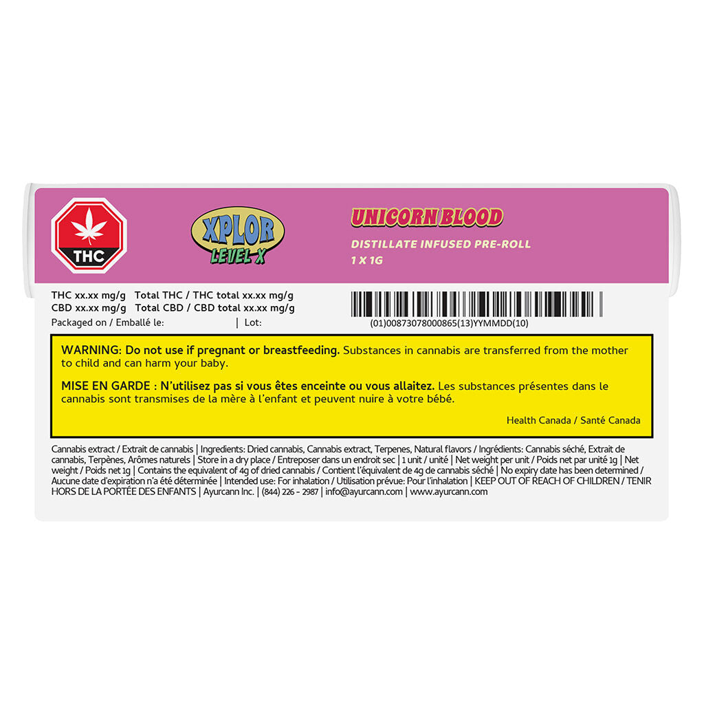 Unicorn Blood Distillate Infused Pre-roll - 