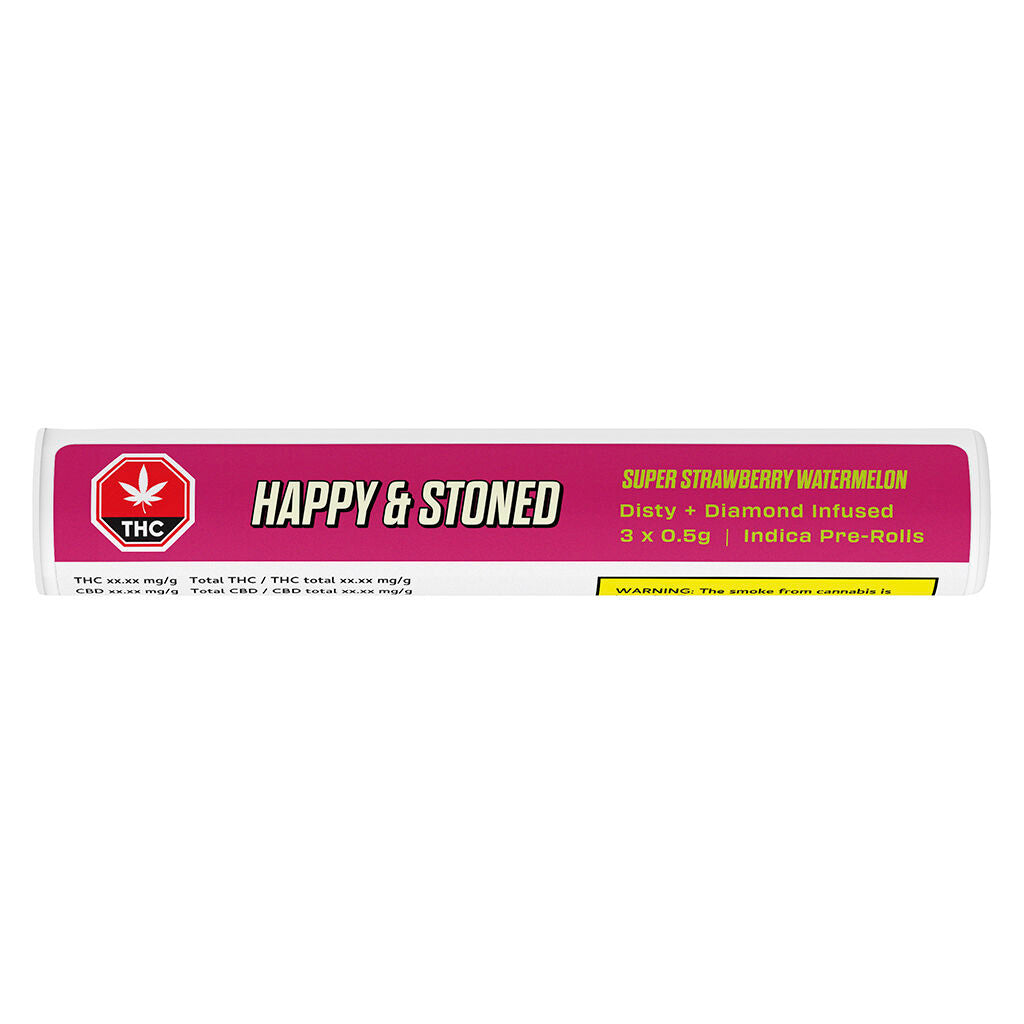 Super Strawberry Watermelon Disty+diamond Infused Pre-roll - 