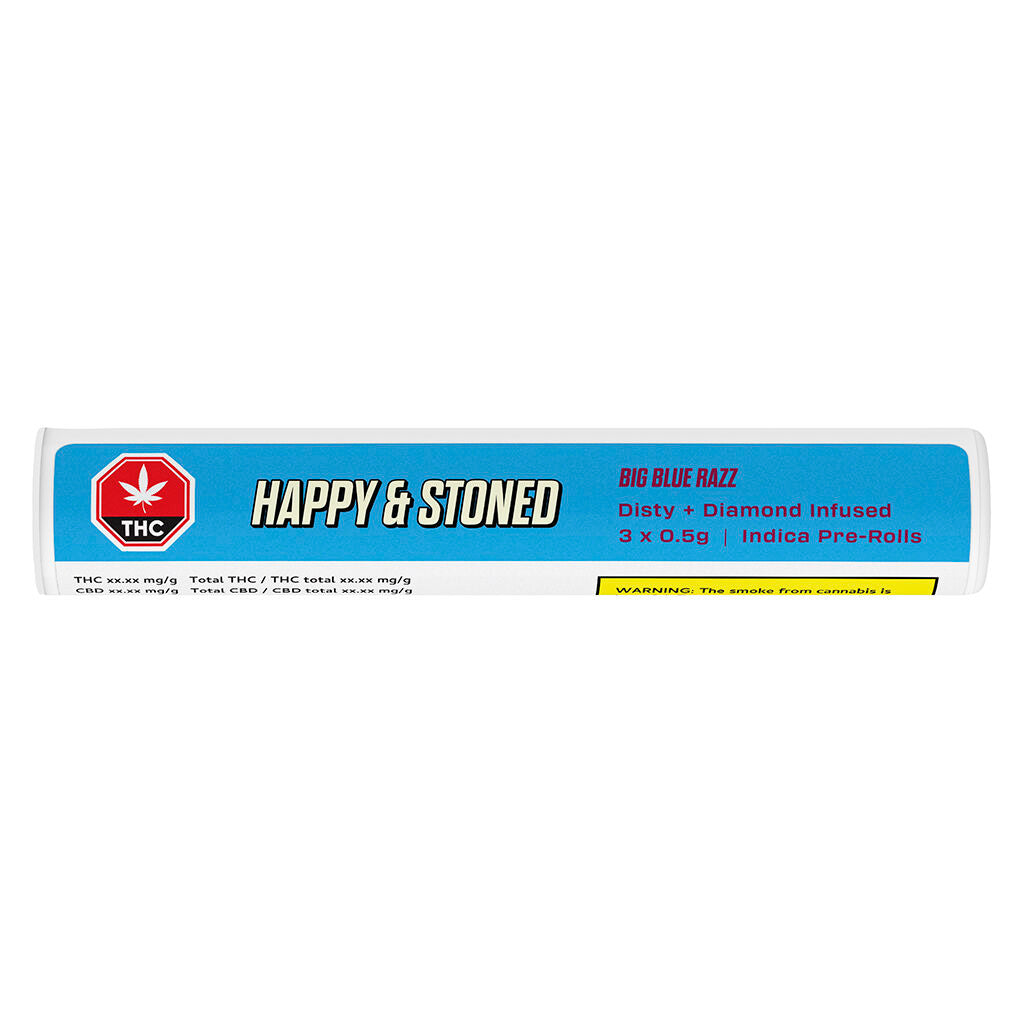 Big Blue Razz Disty+diamond Infused Pre-roll - 