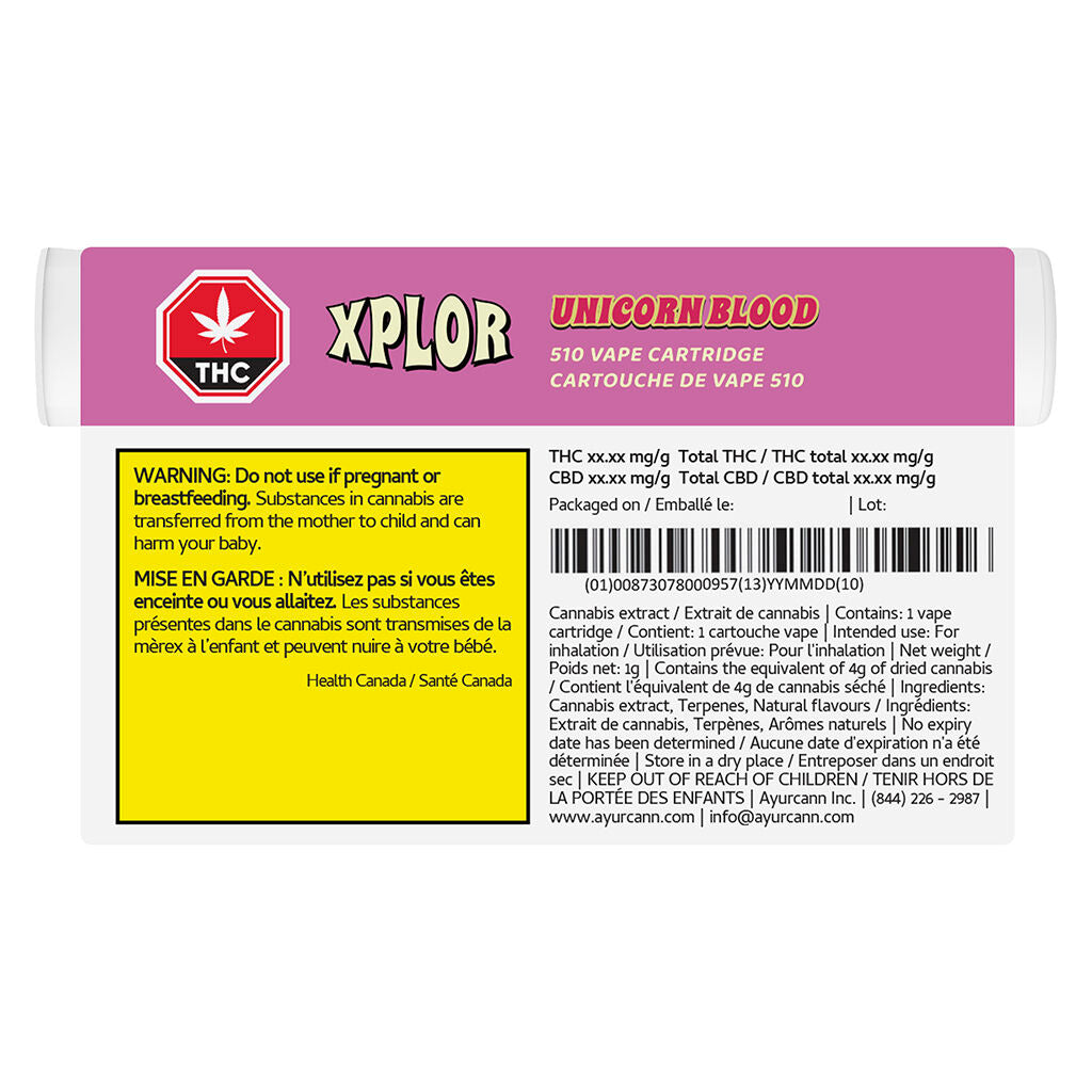 Unicorn Blood 510 Thread Cartridge | Ontario Cannabis Store Unicorn Blood 510 Thread Cartridge | Ontario Cannabis Store