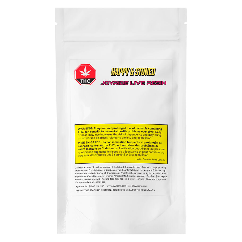 Joyride Live Resin Disposable Vape - 