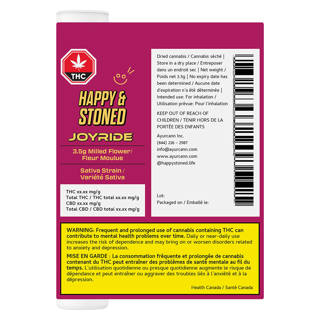 Joyride Sativa Milled Flower - 